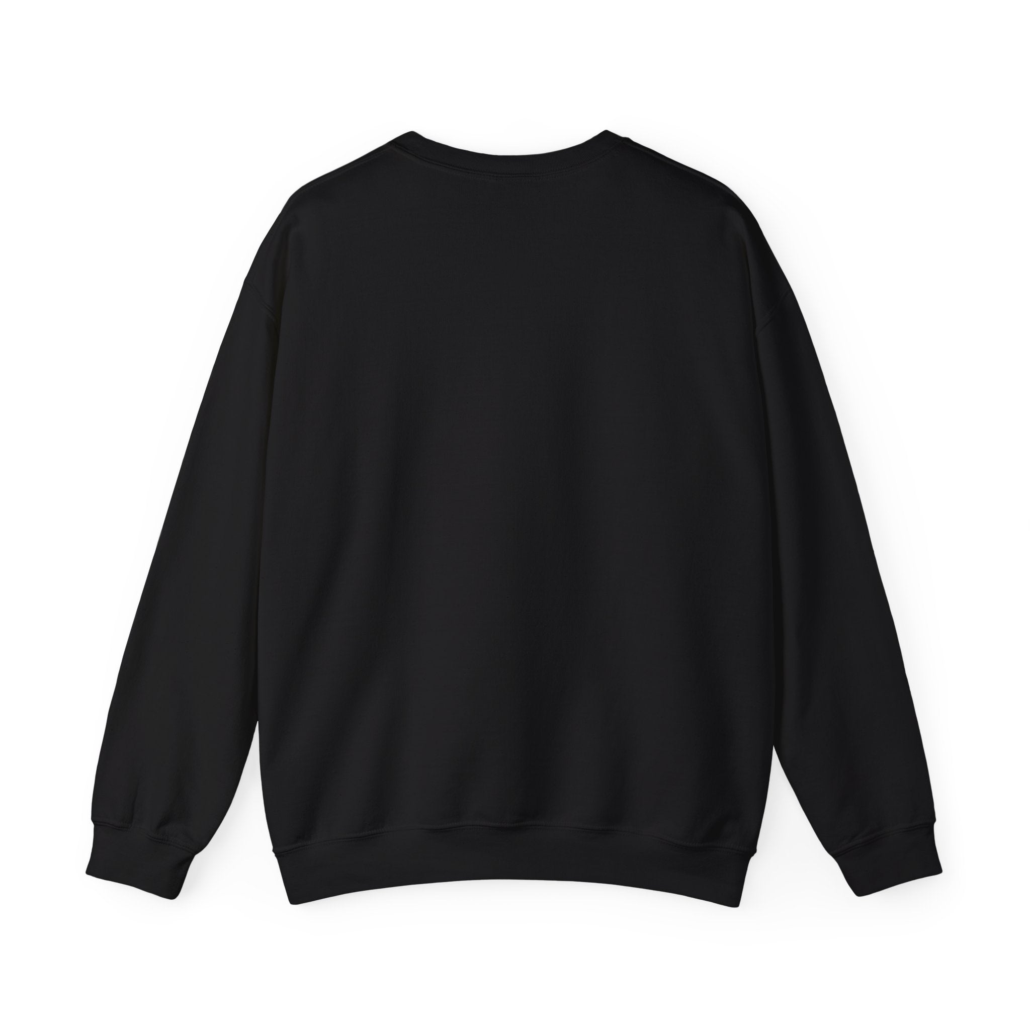 Black sweatshirt on a white background